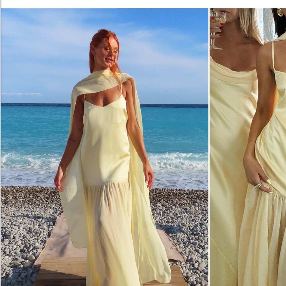 Show Me Your MuMu Yellow Maxi Dress